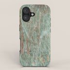 Sage and Rust Marble iPhone Case Gallery Image 1