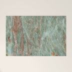 Sage and Rust Marble Welcome Mat Gallery Image 1