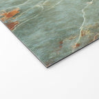 Sage and Rust Marble Welcome Mat Gallery Image 2