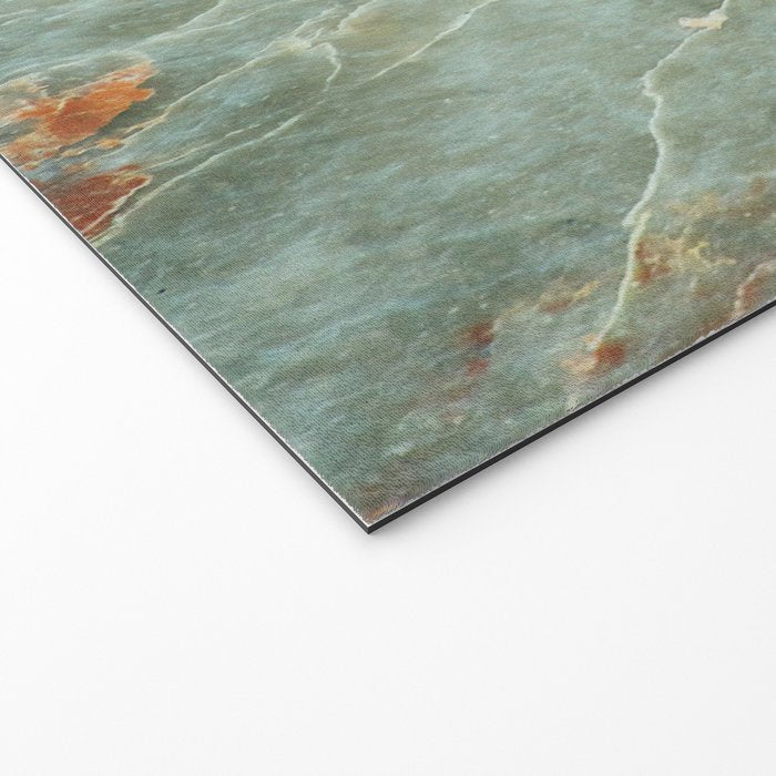 Sage and Rust Marble Welcome Mat Gallery Image 2