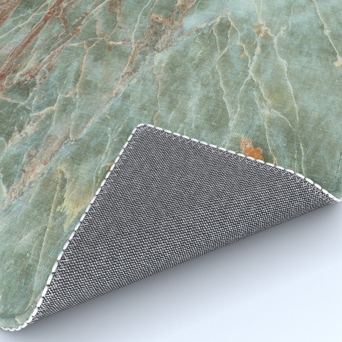Sage and Rust Marble Rug Gallery Image 4