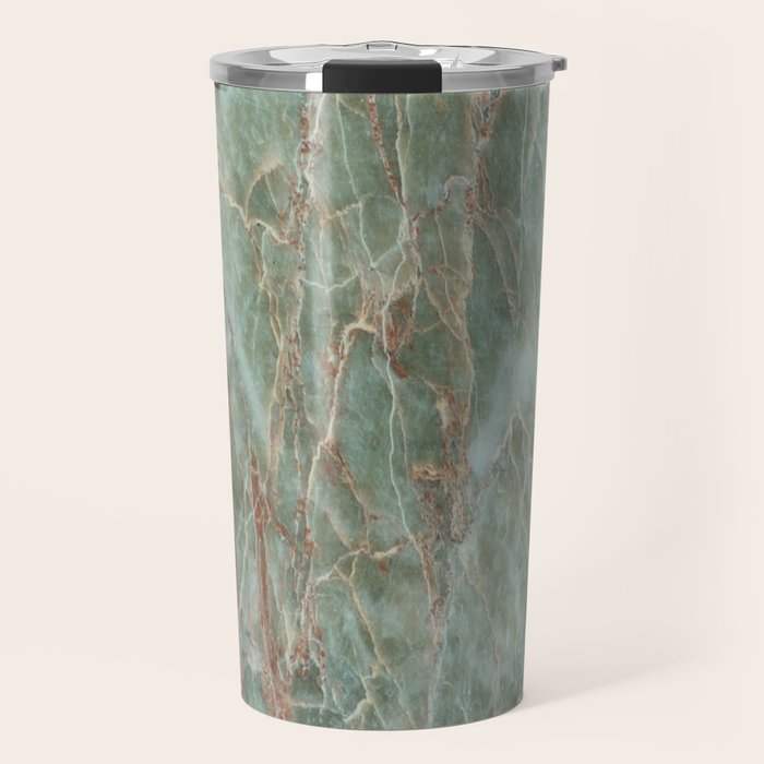 Sage and Rust Marble Travel Mug Gallery Image 1
