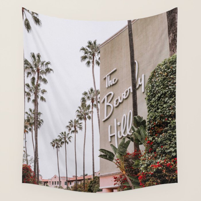Beverly Hills Hotel Wall Tapestry Gallery Image 4
