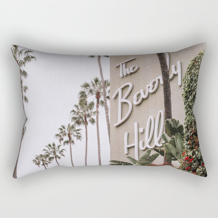 Beverly Hills Hotel Rectangular Pillow Gallery Image 2