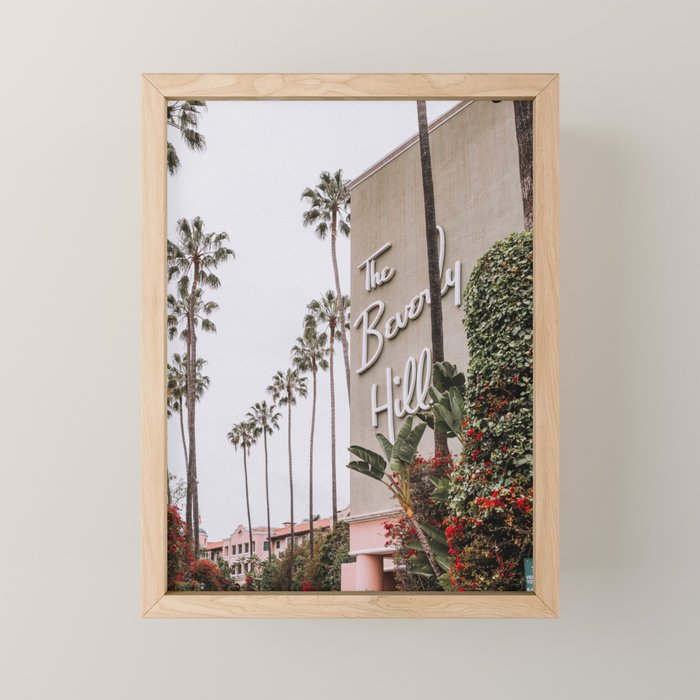 Beverly Hills Hotel Mini Art Print Gallery Image 1
