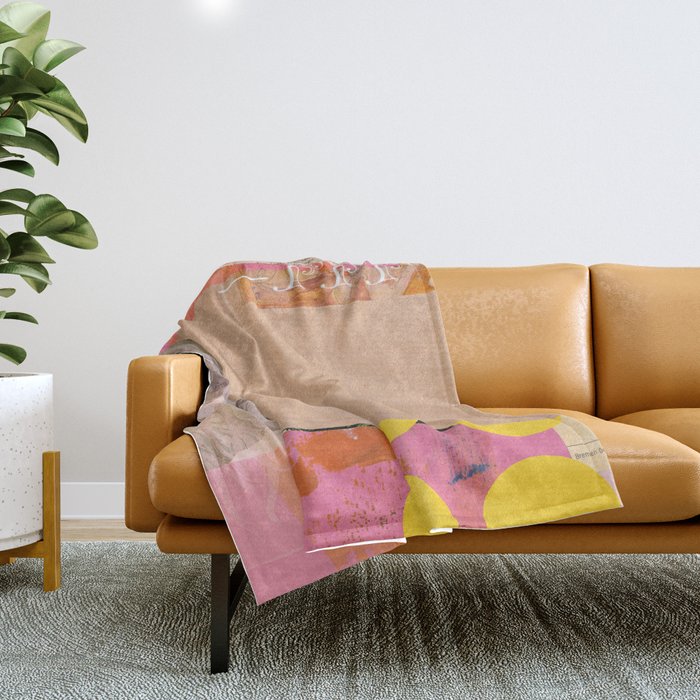 daydream rosa friday zone Throw Blanket Gallery Image 1