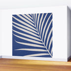 Indigo Palm Minimal Botanical Wall Mural Gallery Image 2