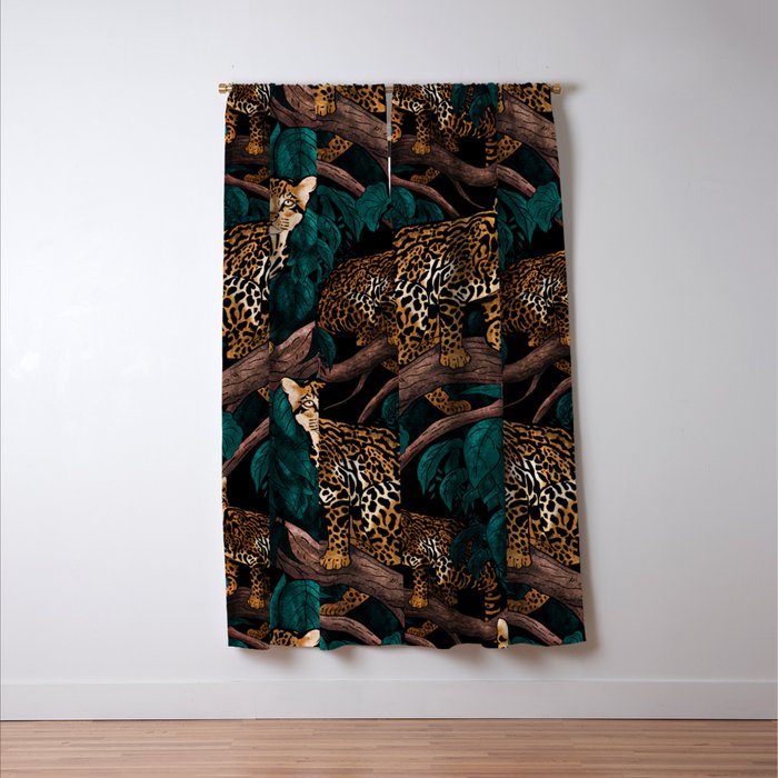 Dangers in the Forest IV Window Curtain Gallery Image 3