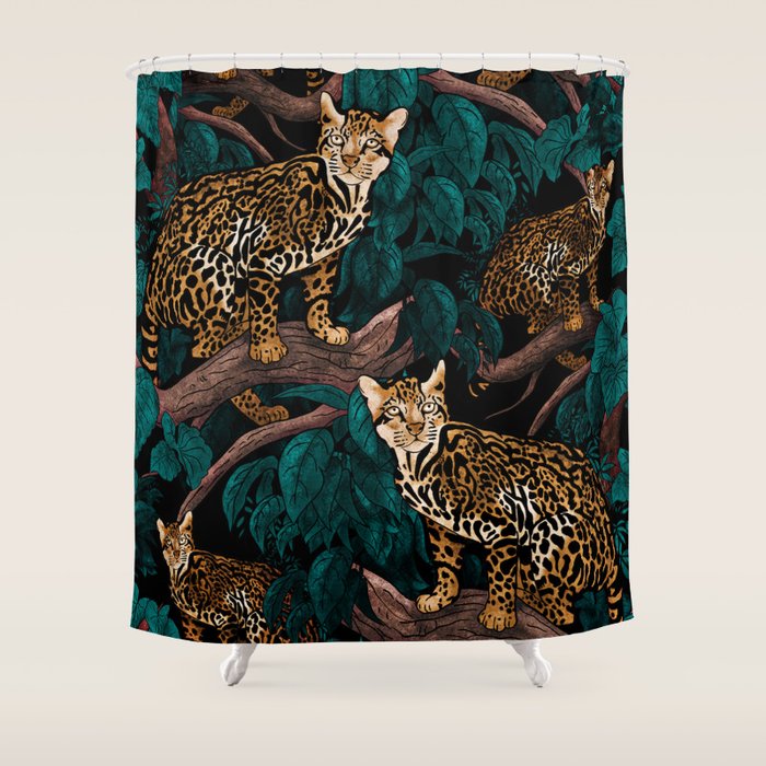 Dangers in the Forest IV Shower Curtain Gallery Image 1