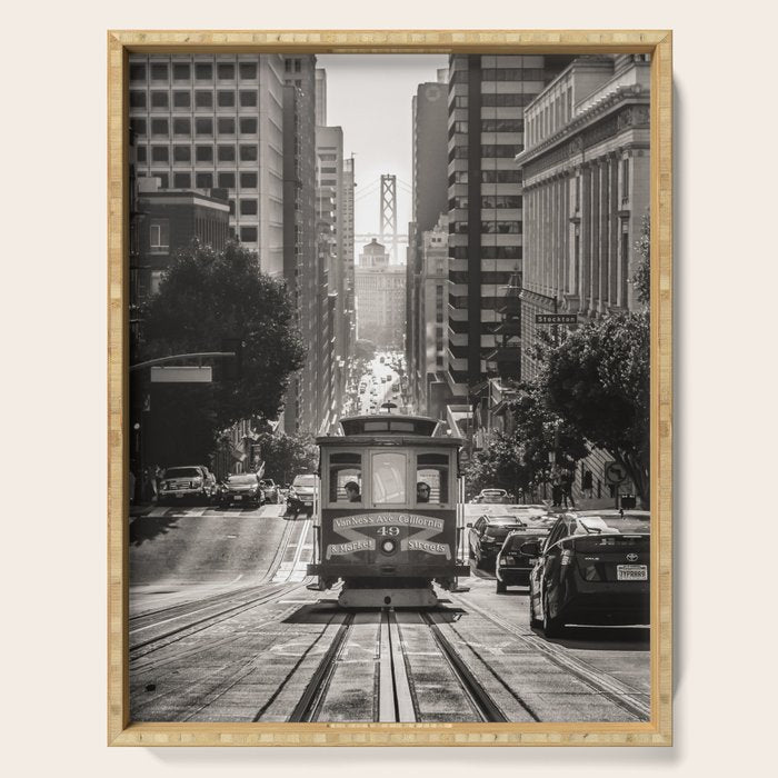 San Francisco Cable Car Serving Tray Gallery Image 1