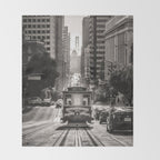 San Francisco Cable Car Throw Blanket Gallery Image 2
