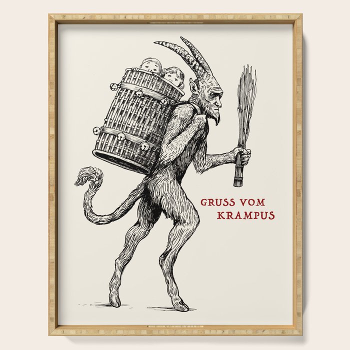Gruss vom Krampus Serving Tray Gallery Image 1