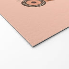 Retro Roller Skates - Blue & Peach Palette Welcome Mat Gallery Image 2