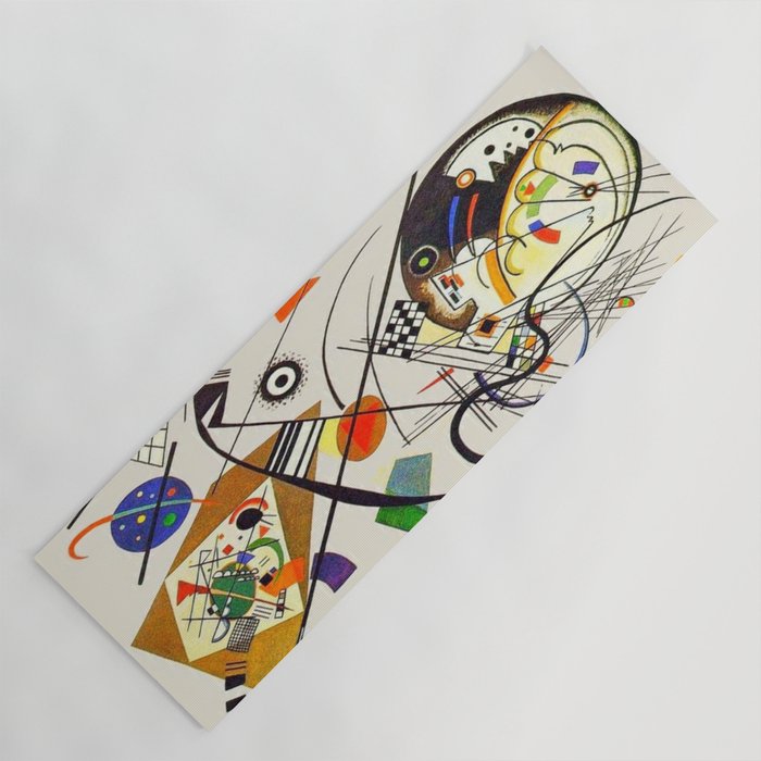 Wassily Kandinsky Transverse Line, No, 01. Yoga Mat Gallery Image 1