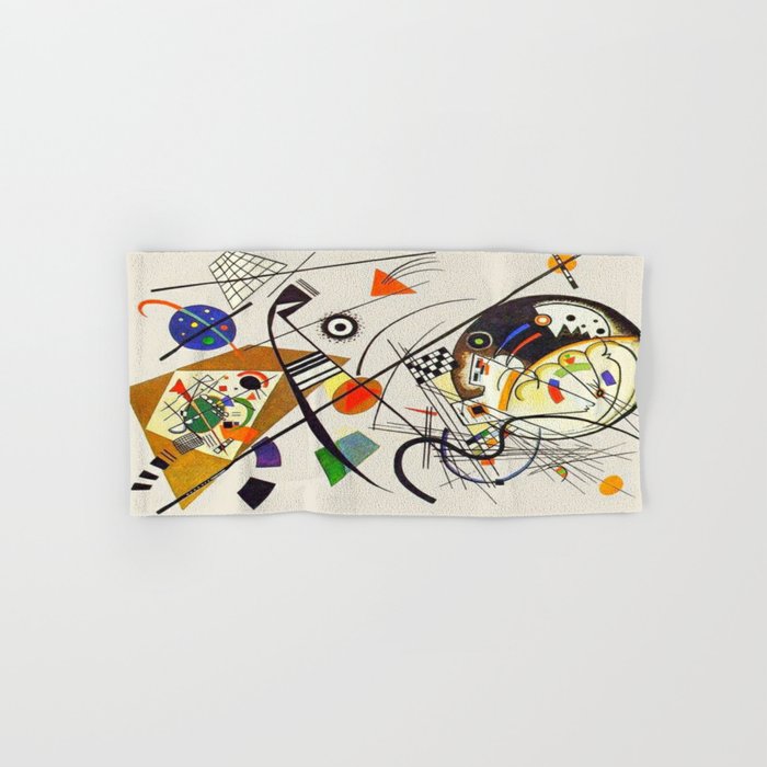 Wassily Kandinsky Transverse Line, No, 01. Bath Towel Gallery Image 1