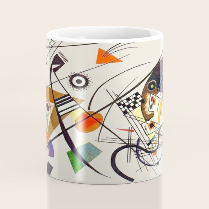 Wassily Kandinsky Transverse Line, No, 01. Coffee Mug Gallery Image 4