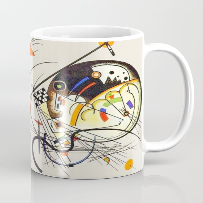 Wassily Kandinsky Transverse Line, No, 01. Coffee Mug Gallery Image 1