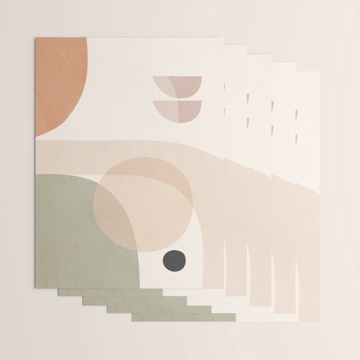 Abstract Minimal Shapes 11 Wrapping Paper Gallery Image 3