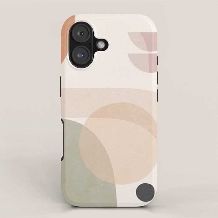 Abstract Minimal Shapes 11 iPhone Case Gallery Image 1