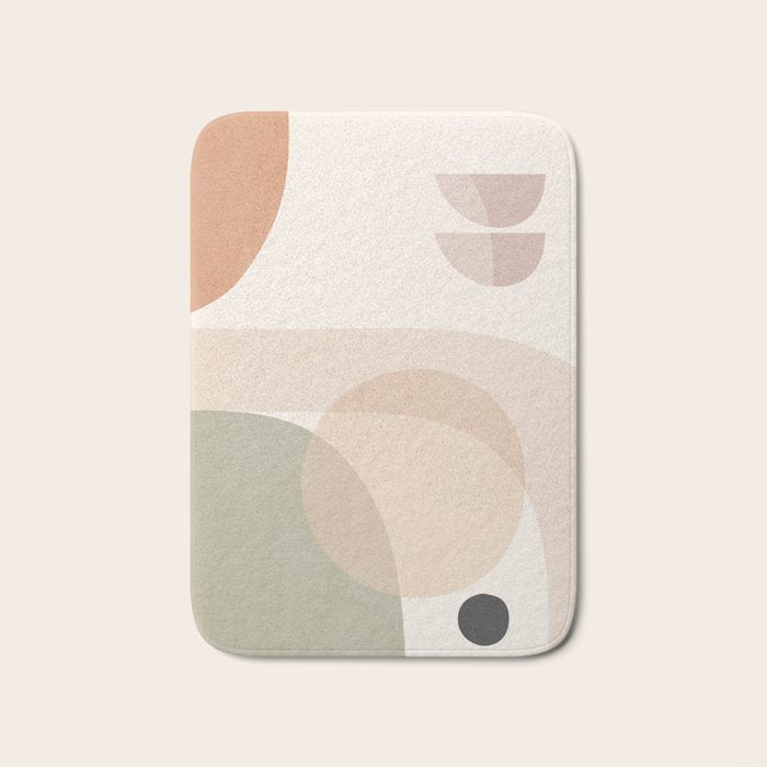 Abstract Minimal Shapes 11 Bath Mat Gallery Image 1