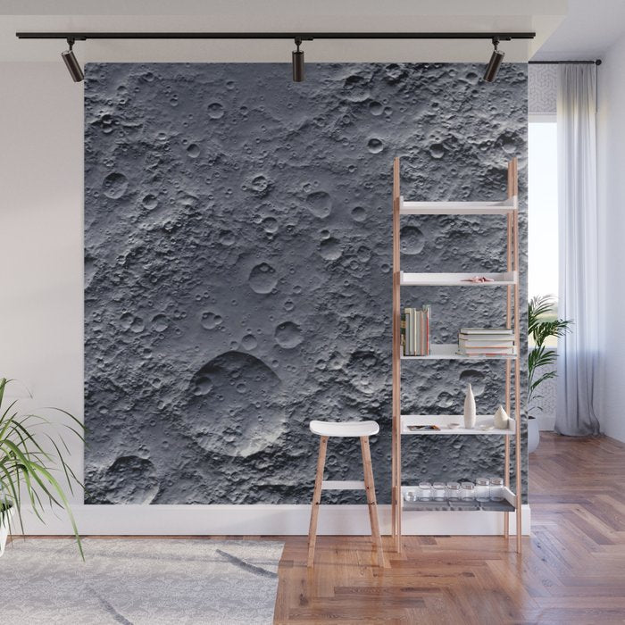 Moon Surface Wall Mural Gallery Image 1