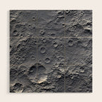 Moon Surface Wood Wall Art Gallery Image 1