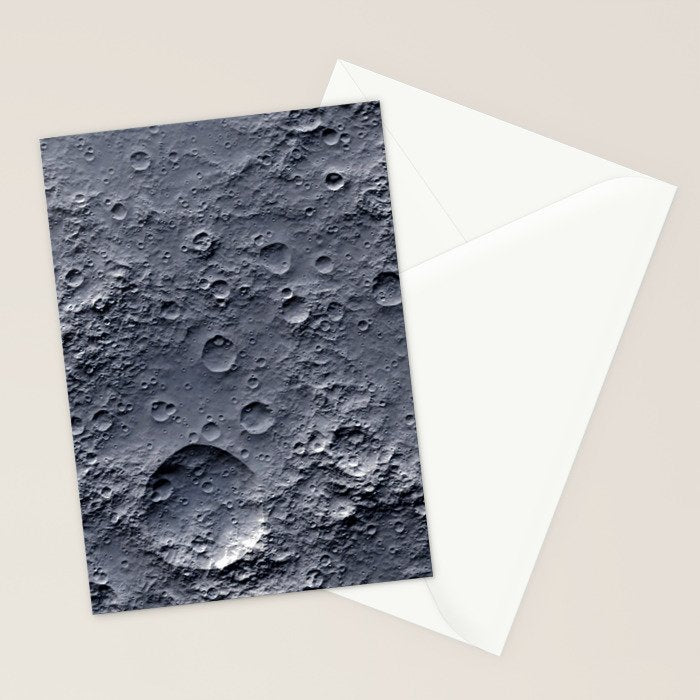 Moon Surface Stationery Card Gallery Image 2
