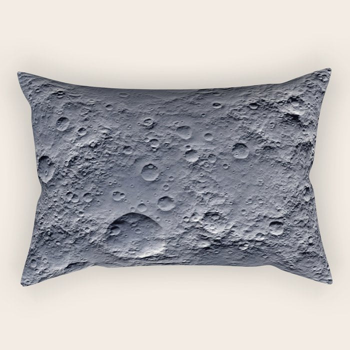 Moon Surface Rectangular Pillow Gallery Image 2