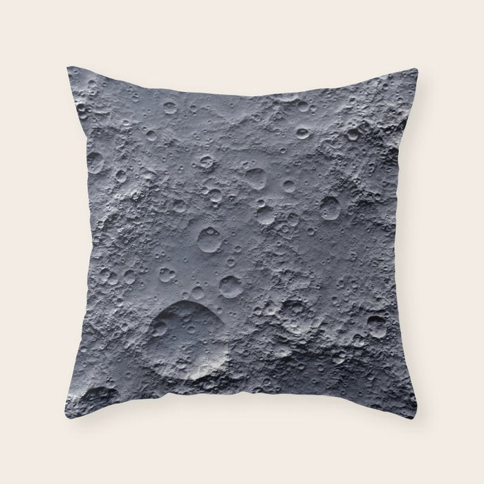 Moon Surface Throw Pillow Gallery Image 6