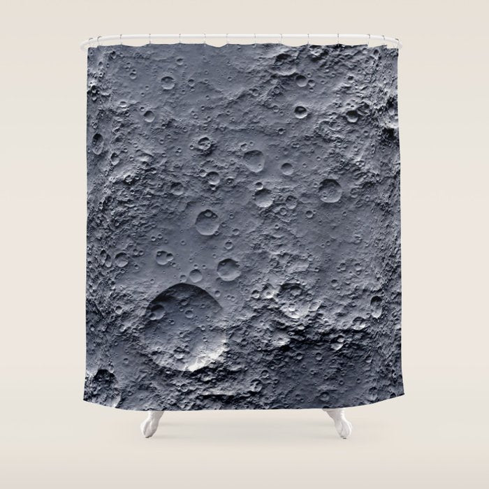 Moon Surface Shower Curtain Gallery Image 1