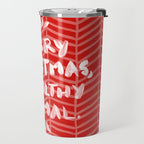 Merry Christmas, Ya Filthy Animal - Red Travel Mug Gallery Image 2