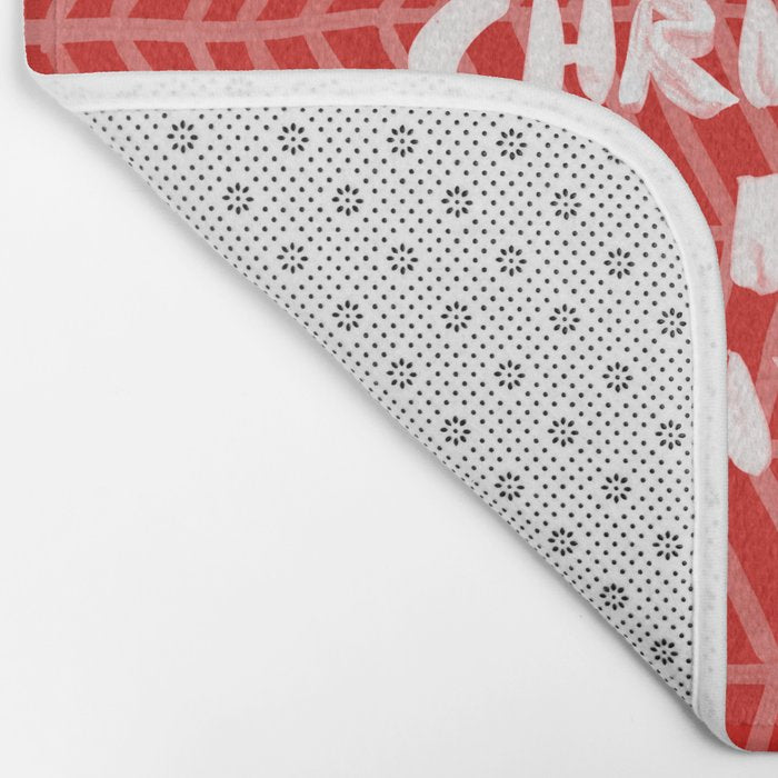 Merry Christmas, Ya Filthy Animal - Red Bath Mat Gallery Image 2