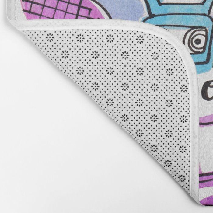 90s Summer  Bath Mat Gallery Image 2