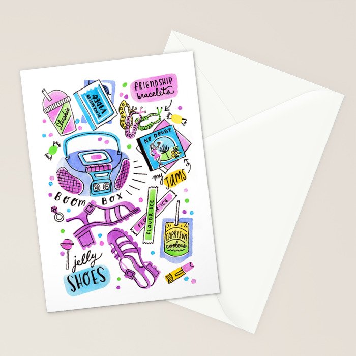 90s Summer  Stationery Card Gallery Image 2