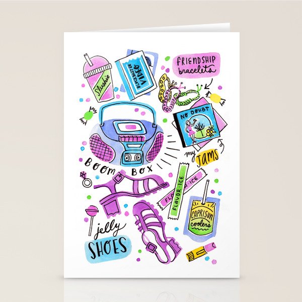 90s Summer  Stationery Card Gallery Image 2