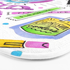 90s Summer  Bath Mat Gallery Image 3