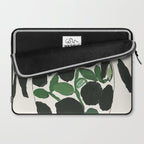 Green and Black Still Life Laptop Sleeve Gallery Image 2