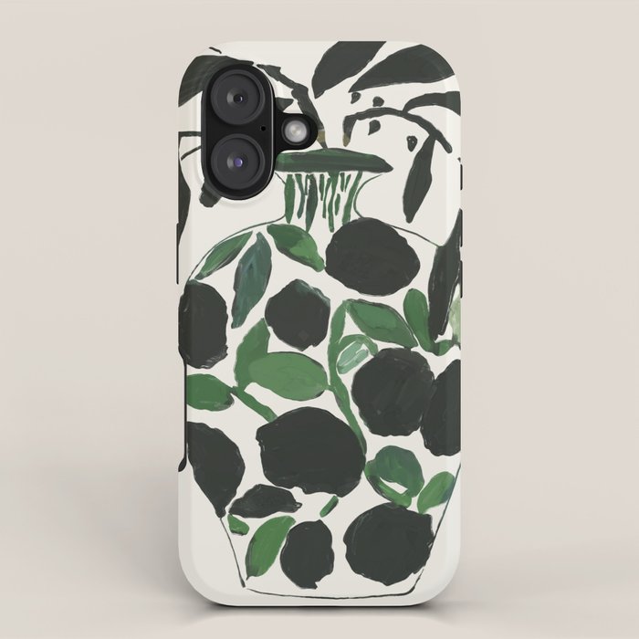 Green and Black Still Life iPhone Case Gallery Image 1