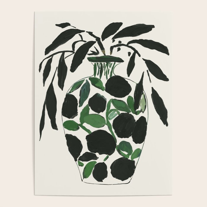 Green and Black Still Life Poster Gallery Image 4