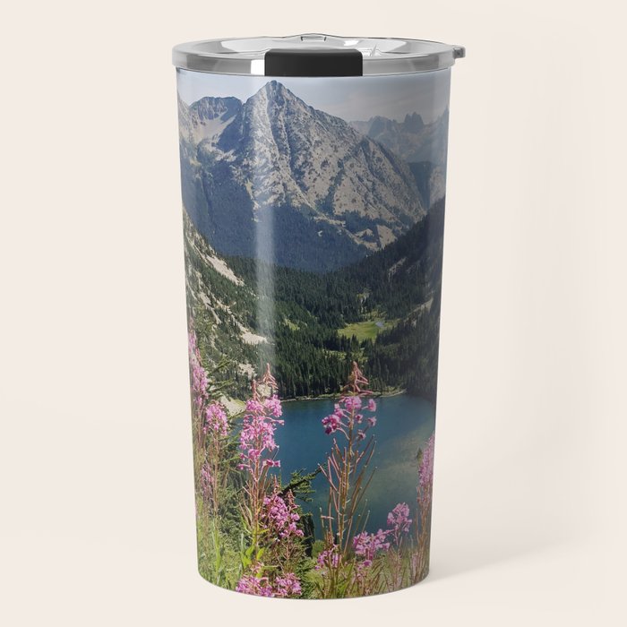 Cascade Summer Wildflowers Travel Mug Gallery Image 1