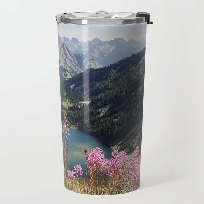 Cascade Summer Wildflowers Travel Mug Gallery Image 2
