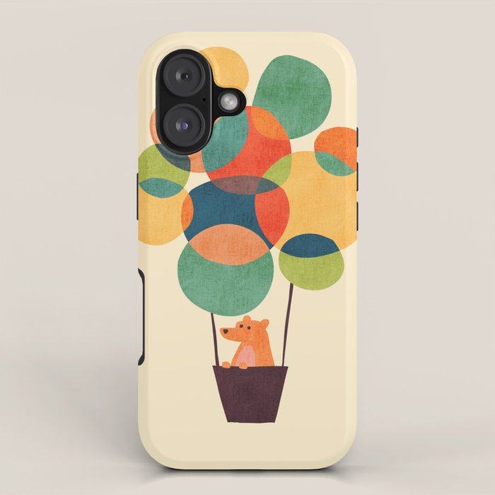 Whimsical Hot Air Balloon iPhone Case Gallery Image 1
