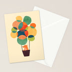 Whimsical Hot Air Balloon Stationery Card Gallery Image 2