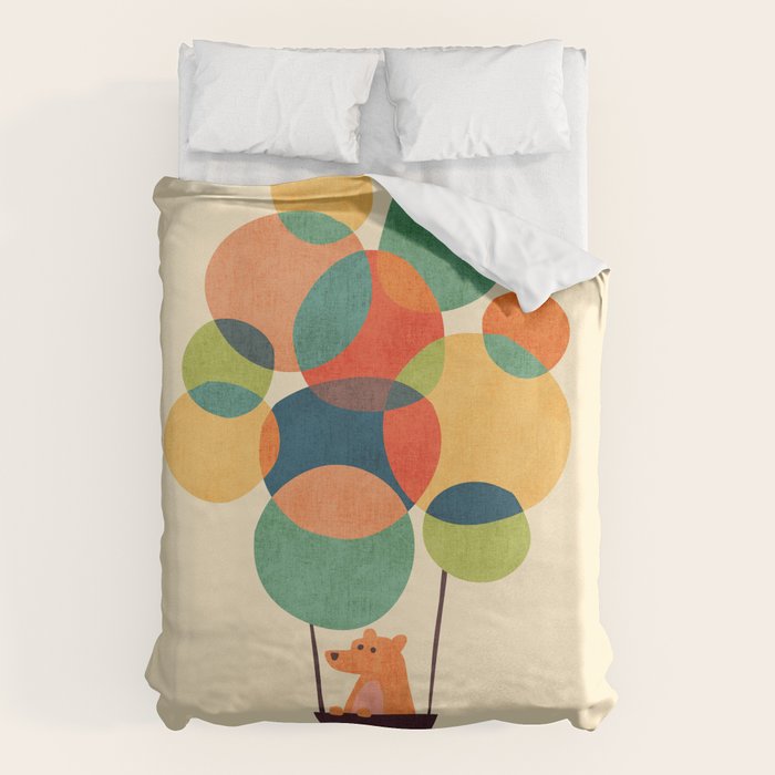 Whimsical Hot Air Balloon Duvet Cover Gallery Image 6