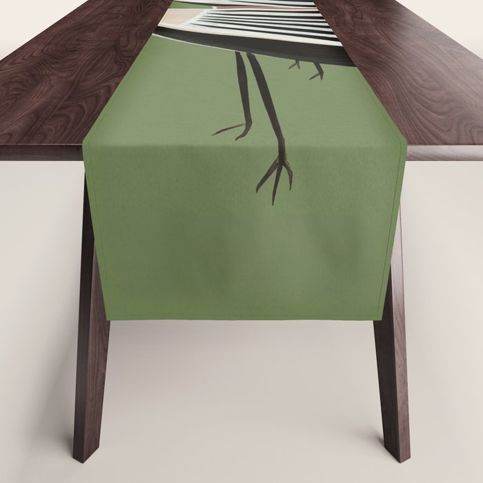 Striped Bird Pair Table Runner Gallery Image 1