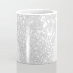 Chic elegant glamour white faux glitter Coffee Mug Gallery Image 4