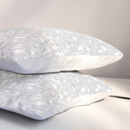 Chic elegant glamour white faux glitter Pillow Sham Gallery Image 3