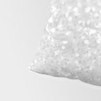 Chic elegant glamour white faux glitter Pillow Sham Gallery Image 4