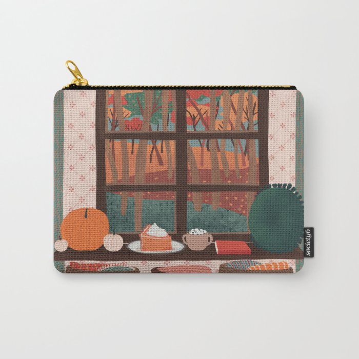 hello autumn I love you Carry All Pouch Gallery Image 1