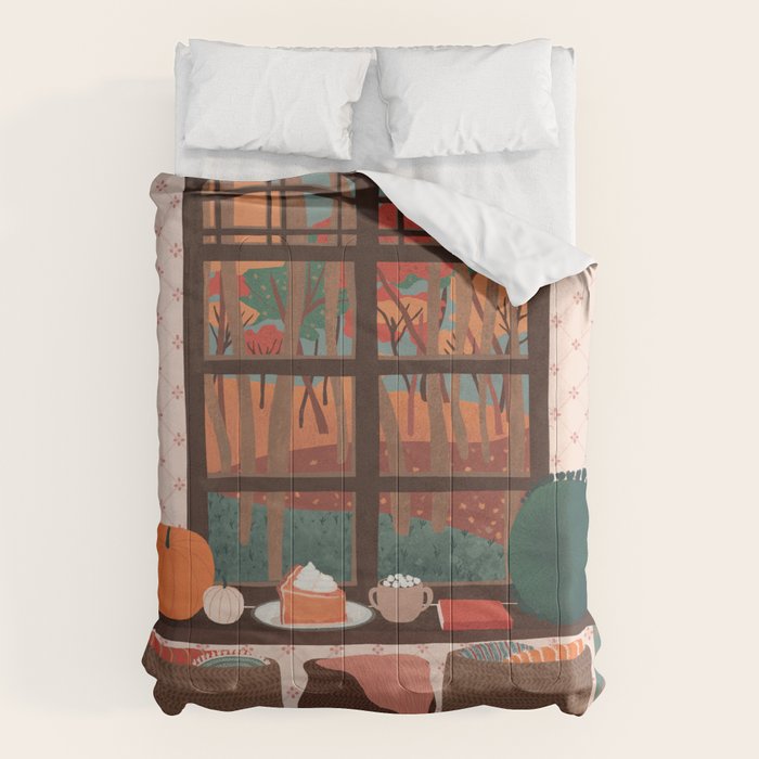 hello autumn I love you Comforter Gallery Image 1
